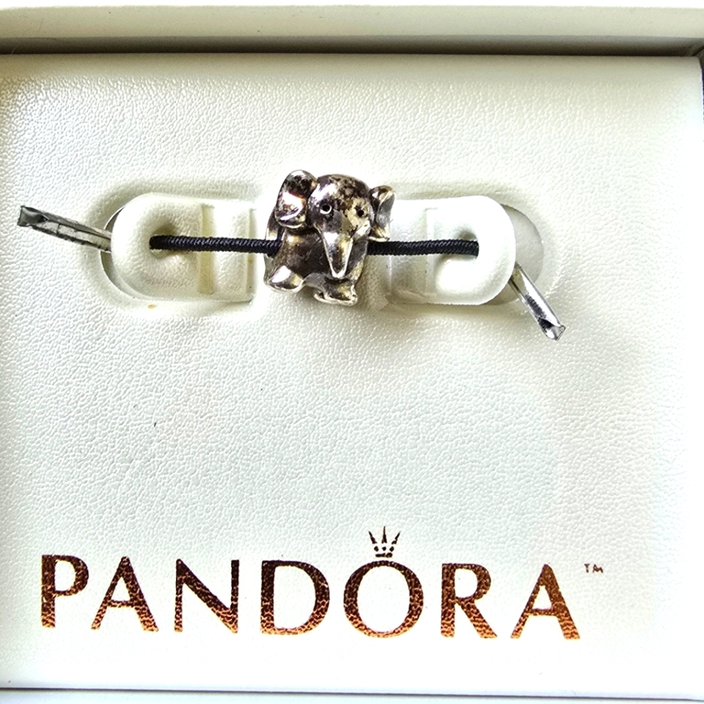 Authentic Pandora Sterling Silver S925 ALE Retired Elephant Charm NWOT (790480)